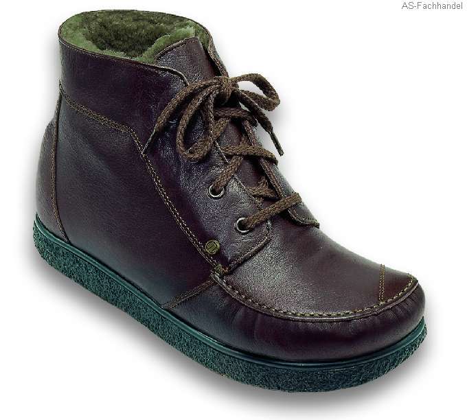 422 Jacoform Stiefel, Leder,braun, Lammfell gefüttert, Größe 2,5 - 13-Jacoform-UK 11 = 47