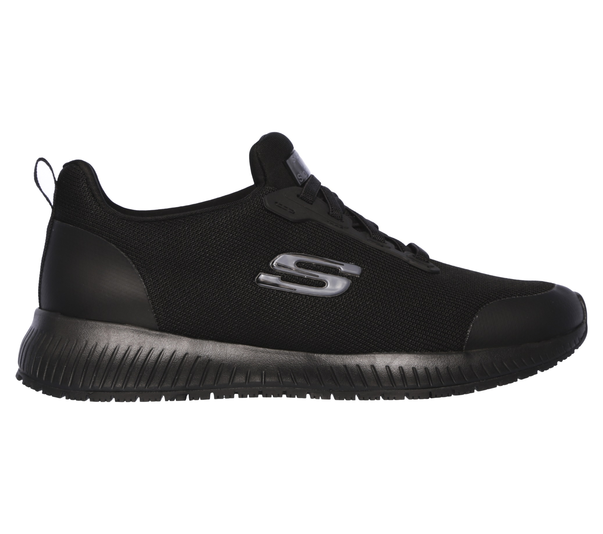 Skechers Damen Schnürschuhe 77222EC BLK Squad SR ohne Schutzkappe schwarz Größe 35 - 42-42